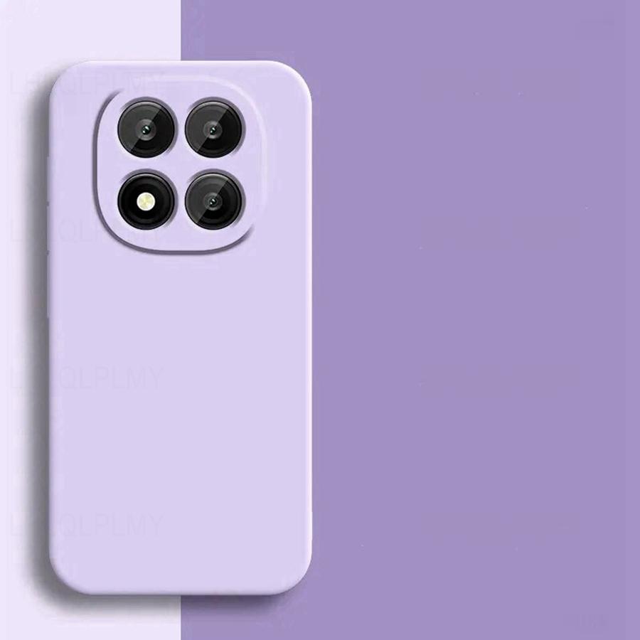 Square Liquid Silicone Soft Case For Xiaomi Redmi Note 15 Pro Plus Poco M8 5G X8 Max F8 17 Ultra Solid Color Full Protection Cover