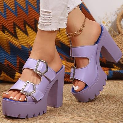 Mode Damen Sandalen High Heels Sandalias Mujer Mode Sommer Schuhe für Damen Plateau Sandalen Sommer Damen Schuhe Absatz Pantoletten