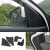 For Hyundai Elantra 17-20 Sticker Carbon Fiber A Post Front Triangle Cover Trim