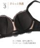 Bra Wing Lesiage Large size in cup PB1001 BL G85 [Wing/Wacoal] [Small-looking bra] [Available D-H cups] 3/4 Women's
