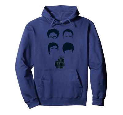Big Bang Theory Logo Group Hair Hoodie