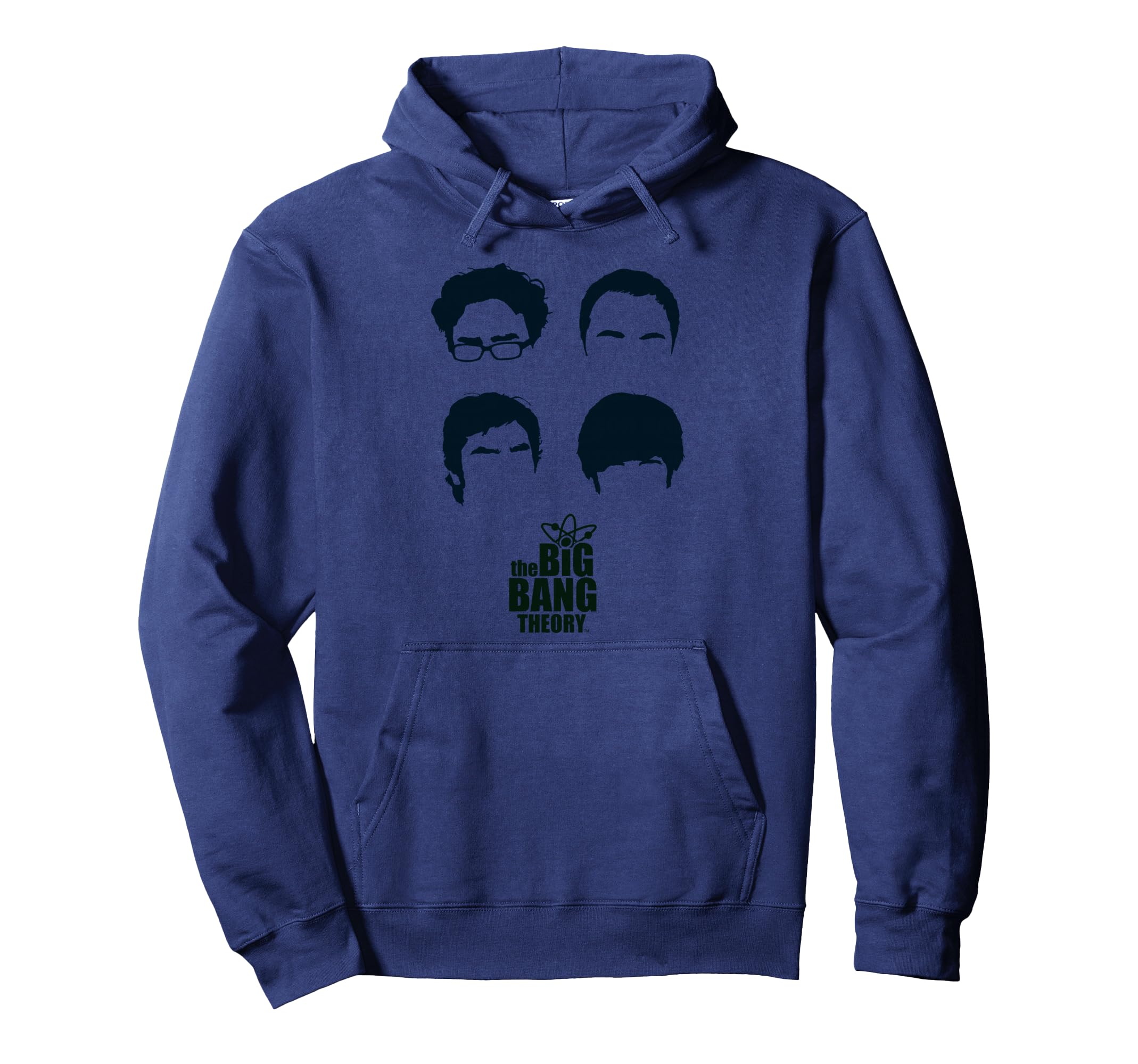 Big Bang Theory Logo Group Hair Hoodie