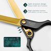 Professional 6.5 Inch Pet Grooming Curved Scissors 25 Degree Upward Thinning Shears for Dogs Cats