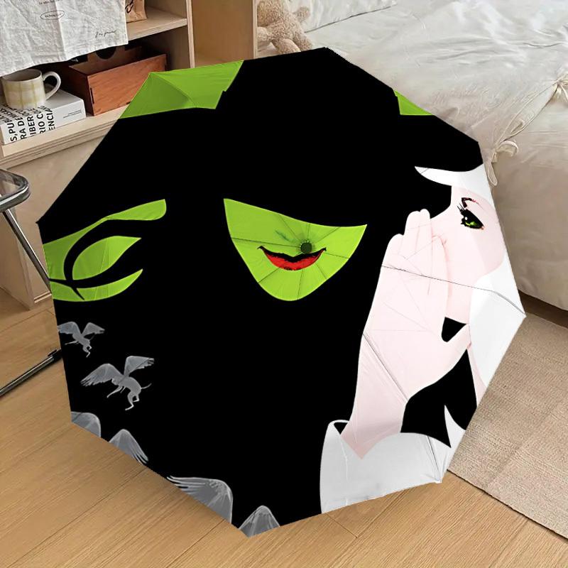 

1pc Wicked Automatic Folding Umbrella, Portable Collapsible Design, Casual Outdoor Accessory L1127102