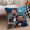 Brazilian Handsome Athlete NNeymar Jr Cushion Cover Throw Pillow Cover Hidden Button Durable Polyester Chair Cushion