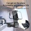 Portable Travel Phone Holder Airplane Train Car Seat Phone Stand Mount Foldable Rotatable Desk Selfie Support For Iphone Samsung