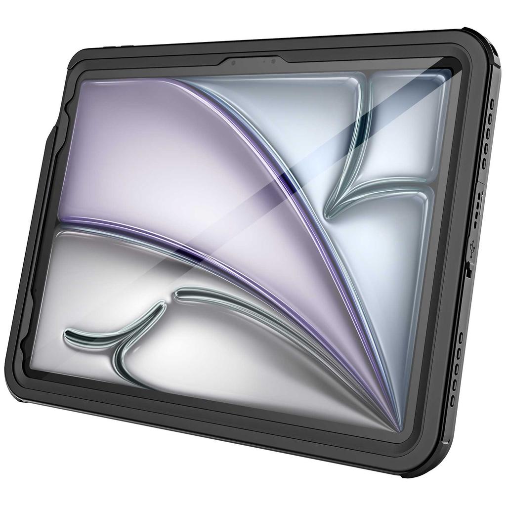 FS For iPad Air 11 (2025)/(2024) PC+PET+TPU Tablet Case IP68 Waterproof Cover