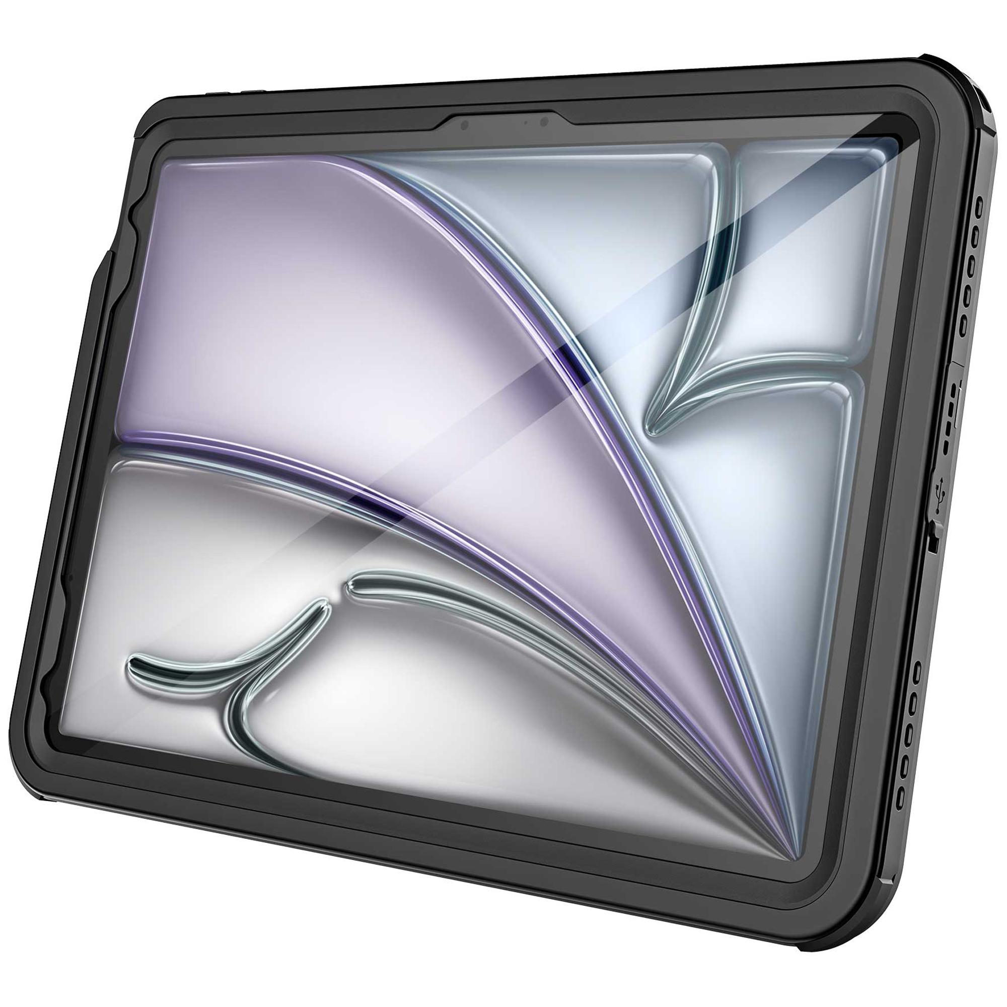 

FS For iPad Air 11 (2025)/(2024) PC+PET+TPU Tablet Case IP68 Waterproof Cover A