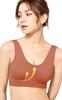 Night Daytime Use [Bambi Water] Bra, Set-up Possible, 24-hour Use, Non-wired Bra, (LL, Terracotta)