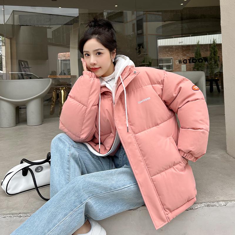 Women's Fashionable Casual Short Down Cotton Jacket - 2025 Winter Loose Plus Size Coat