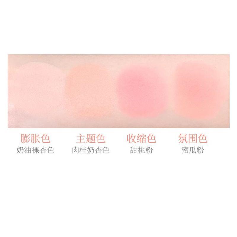xixi - Floating Clouds Custard Four Color Blush - Pinky