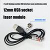 Red Line Light Projector USB Powered Quilting Positioning Light for Stitching Alignment Fabric Cutting and Woodworking