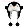 Cute Penguin Plush Hat Cold Protection Pullover Hat Sweet Beanies Caps  Kids Adult Gifts