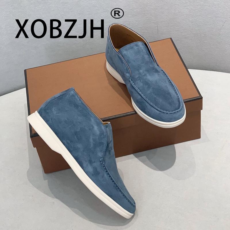 Luxusní Značkové Designové Boty Žádné Guma Kotníkové Základní Dětská Semišová Pánské Boty Tenisky Boty Pro Ženy Mokasíny Buty