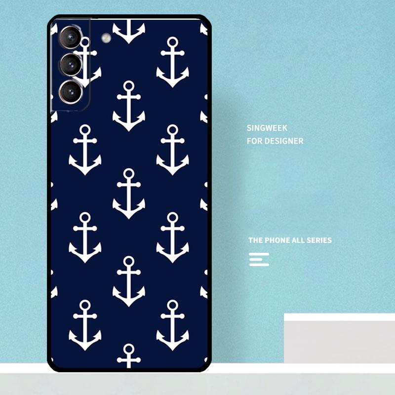 

Anchor Boat Case For Samsung Galaxy S25 Ultra S20 S21 S22 S23 S24 Ultra S9 S10 Plus S25 FE Phone Cover Galaxy S23Ultra