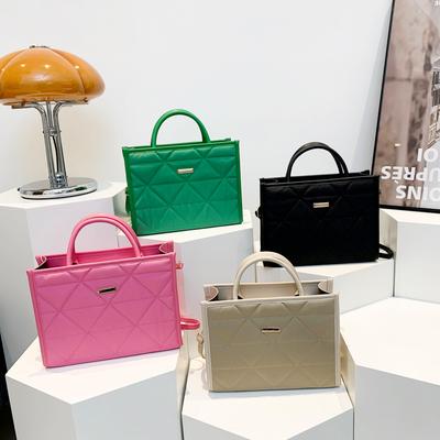 Spring New Fashionable Simple Handbag for Women's Tote Bag Casual and Fashionable Large Capacity Single-shoulder Crossbody Bag