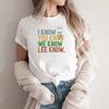 Unisex I Know You Know Lee Know Stray Kids Women Shirt Crew Neck Short Sleeve Funny Skzoo Leebit Stray Kids Merch Kpop Shirt