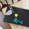 Y2K Dolphin Keychain Vintage Alloy Lightweight Portable Cute Charm for Luggage Bag Travel Use Accessory