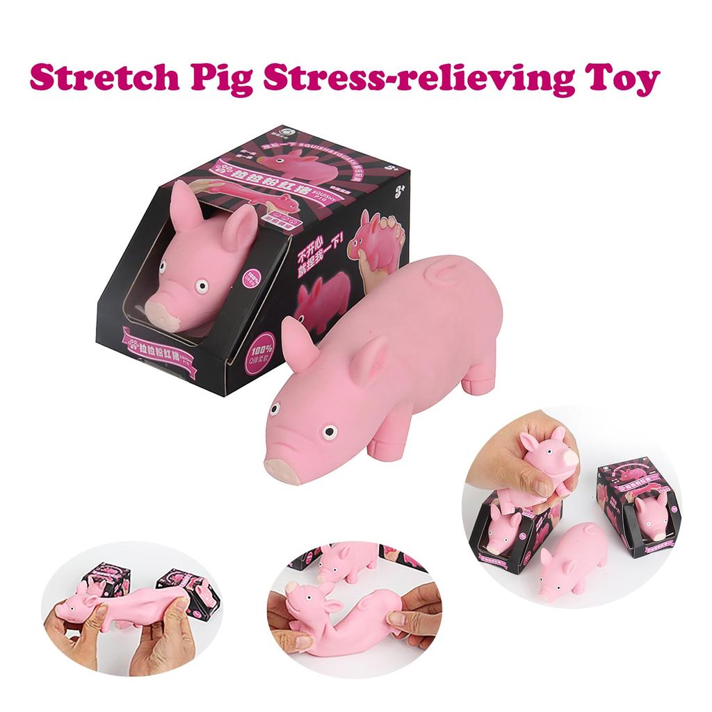 Cute Pig Decompression Toy Stretch Pinch Restores Pig Toy RelieveStress Toy