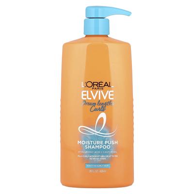 L'Oréal, Elvive, Dream Length Curl, Moisture Push Shampoo, For Wavy To Curly Hair, 828 Ml (28 Fl Oz)