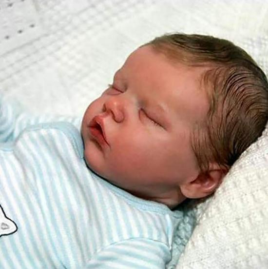 18-Inch Sleeping Twin A Reborn Baby Doll - Girl