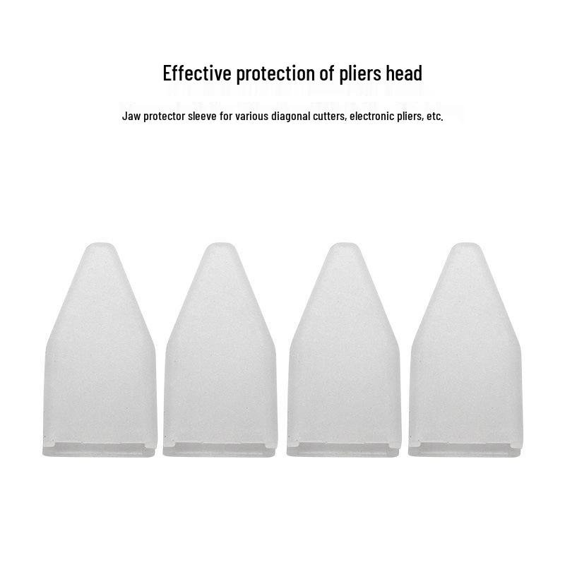 Angled PVC Pliers Jaw Protector for Electronic Cutting