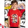 One Piece Characters Anime Print T Shirt for Kids Cotton Short Sleeve Shirt Boys Girls Summer Clothing Casual Soft Top