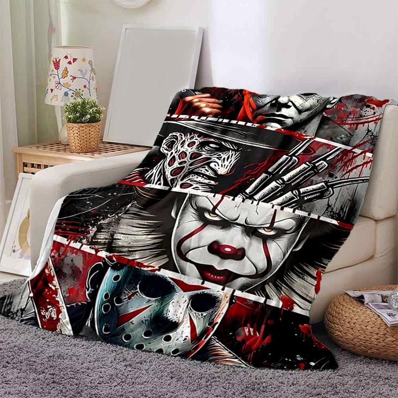 1pc Bloodstained Icons Cartoon Blanket Seasonal Home Decor Gift, Living Room, Travel .G020