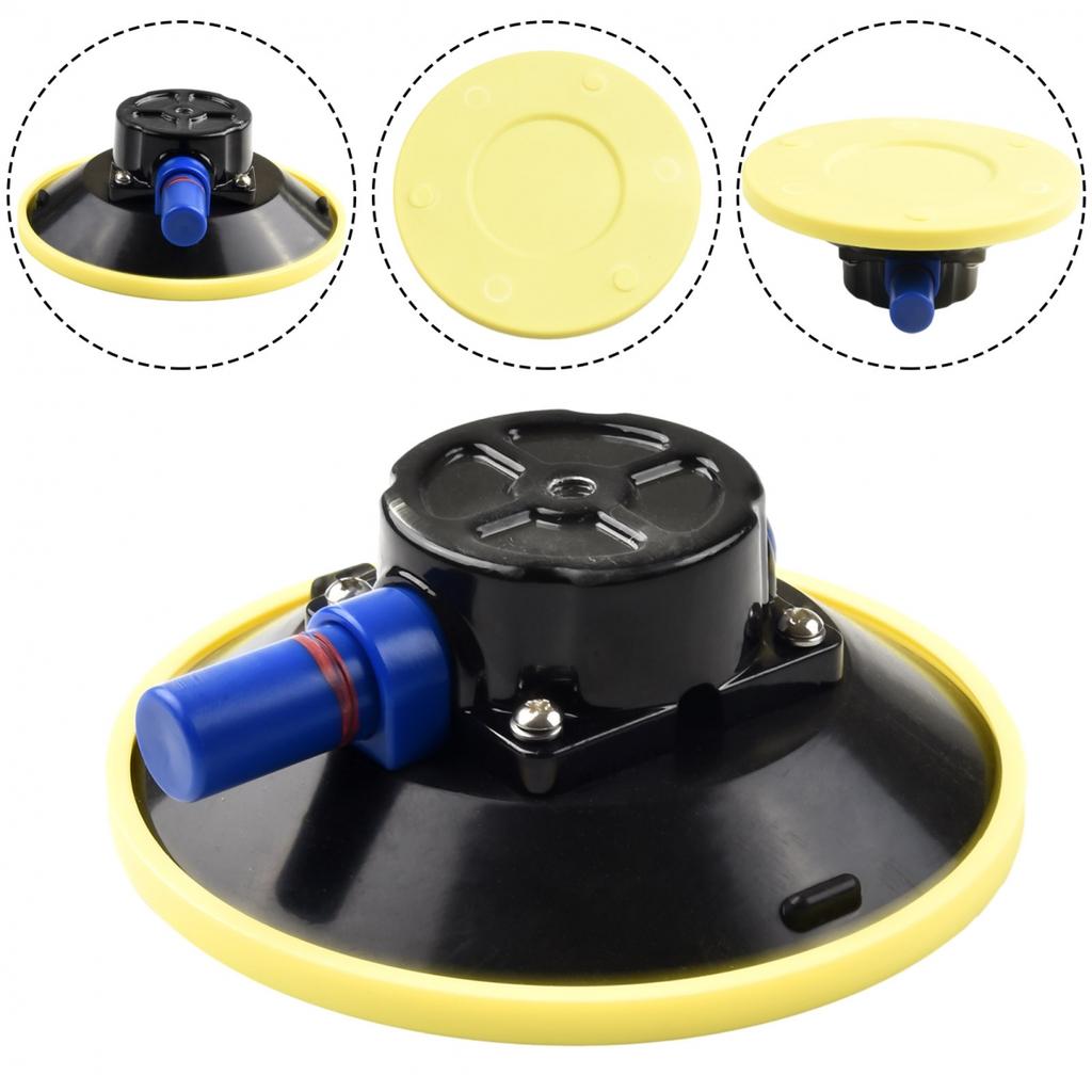 Aluminum Suction Cup Black Yellow Glass Hand Tools