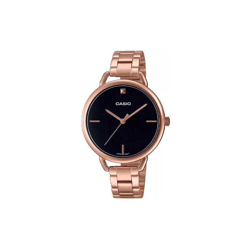 

Casio STANDARD series fashion trend business casual quartz movement stainless steel strap Japanese and Korean watch women s watch LTP-E415PG-1CDF чёрный