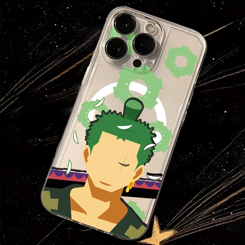 

Anime Ones Pieces Luffys Magnetic Phone Case for iPhone 17 16 15 14 13 12 11 8 7 Air Plus Pro Max X XR XSMax Soft Clear Tpu iPhone 11
