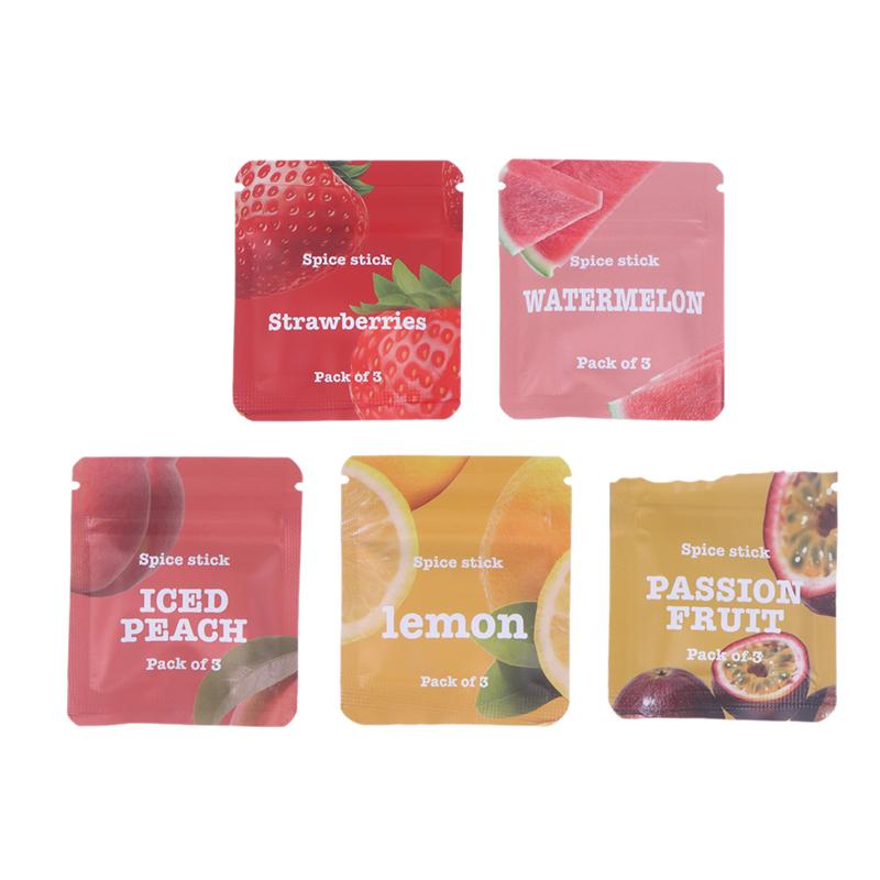 3Pcs/Bag Whistle Replacement Aromatherapycotton Core Fruit Flavor Quit Smoking Smokeless Preferred Infused Essential Oil