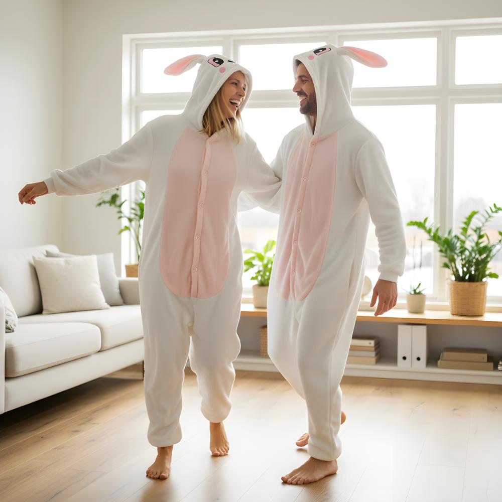 Onesie Kigurumi Pajamas Costume Rabbit : 155-165Cm