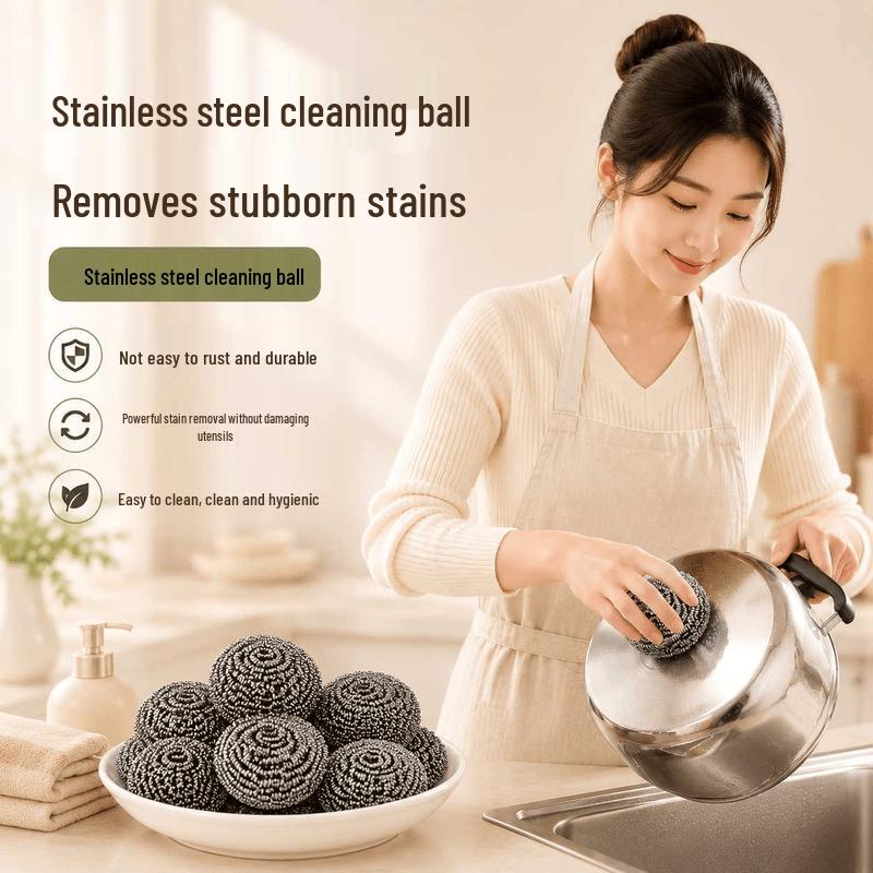 Shuchu Stainless Steel Cleaning Scrubbers