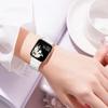 Blumenmuster Band Weiches Silikonarmband für IWatch Ultra 3 2 49mm 46 45 44 42 41 40 38 Mm für Apple Watch Serie 11 10 9 8 6 SE7