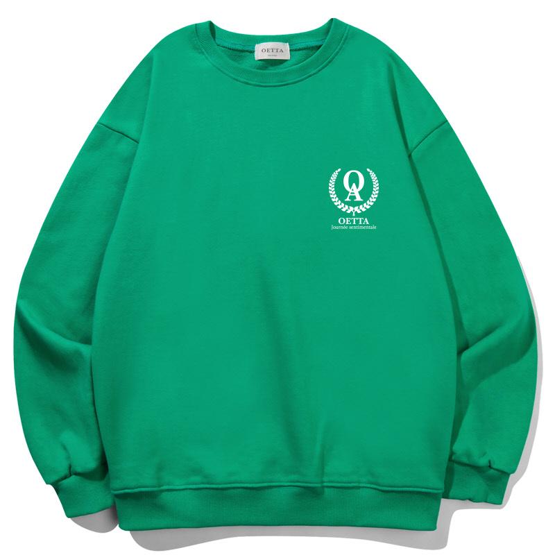 Толстовка Yda Оверсайз с маленьким логотипом_Ot3D011Gr Green/Xl