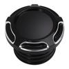 Motorcycle CNC Aluminium Black Gas Cap Fuel Oil Tank Cover For Harley Sportster XL 883 1200 Dyna Softail Touring Road King