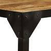 Vidaxl Stolik Kawowy, Surowe Drewno Mango I Stal, 110 Cm