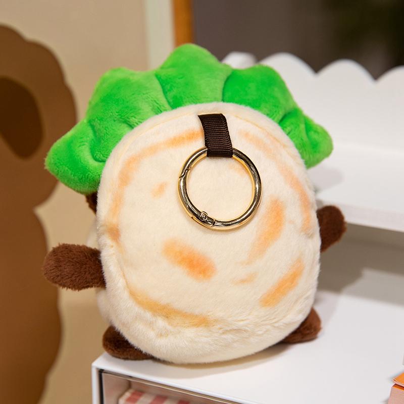 Creative Cartoon Chinese Hamburger Plush Toy Kawaii Stuffed Vegetable Leaves Meat Doll Funny Room Bag Decoration Birthday Gift