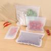 5pcs Food Storage Bag, Washable Reusable Stand-up Zipper Bag, Fruit and Vegetable Sealing Bag, Kithchen Food Fresh Bag Suitable for Lunch