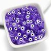 30pcs/Lot 4x7mm Oval Beads Evil Eye Acrylic Spacer Beads for DIY Bracelet Necklace Jewelry Making Accessories Supplies
