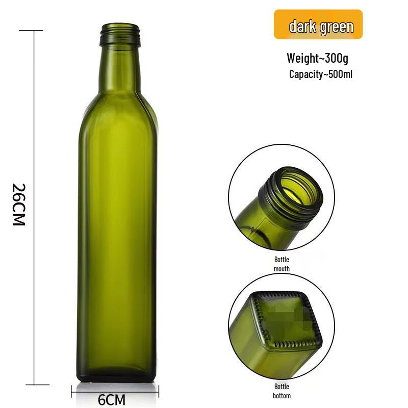 

Wutuo Glass Olive Oil Dispenser Bottle Set