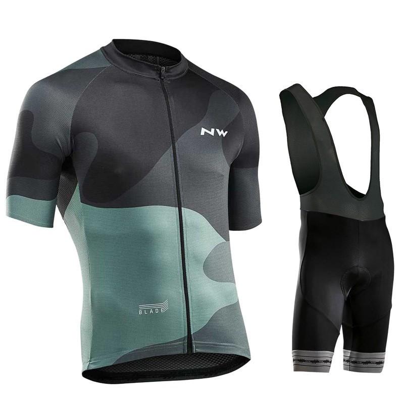 NW Cycling Clothing Short-sleeved Suit Bicycle Suspenders Shorts Breathable Sweat-wicking Equipment