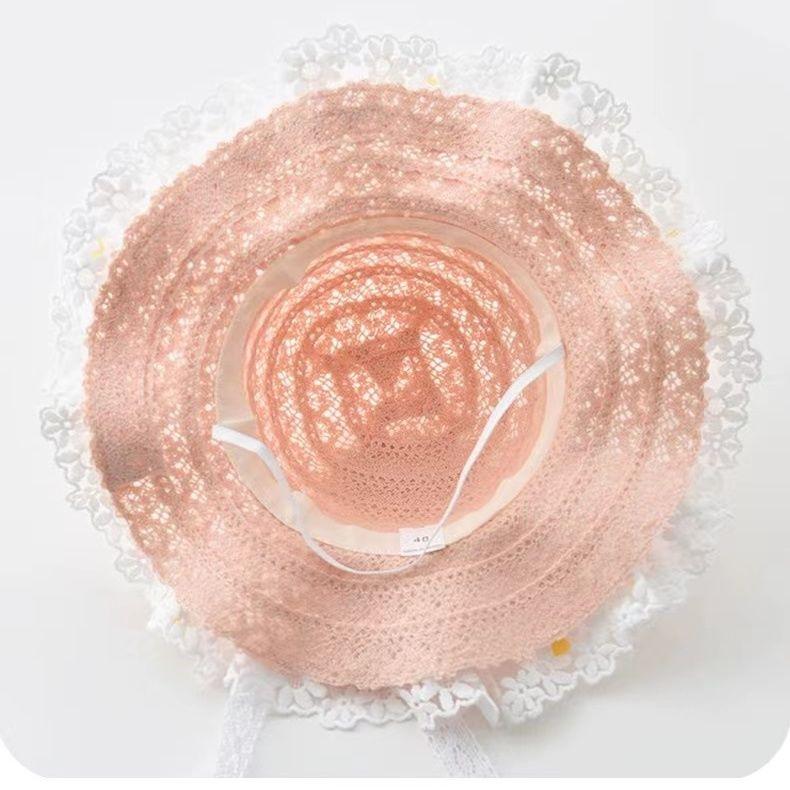Baby Hat for Spring Outings, Sun Protection, Woven Straw Hat for Children's Summer Leisure, Thin Sunshade Hat for Boys