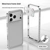 Best Selling Products Aluminum Metal Frame Phone Case for iPhone 17 Pro Max Mobile Accessories Lens Protective Orange Antishock