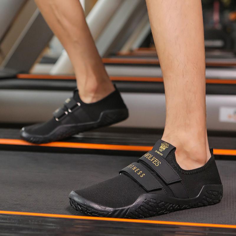Fitnessstudio Fitness Cross-Training Sportschuhe Rutschfeste Gewichtheberschuhe Atmungsaktive Kniebeugeschuhe Rutschfeste Walking-Flats