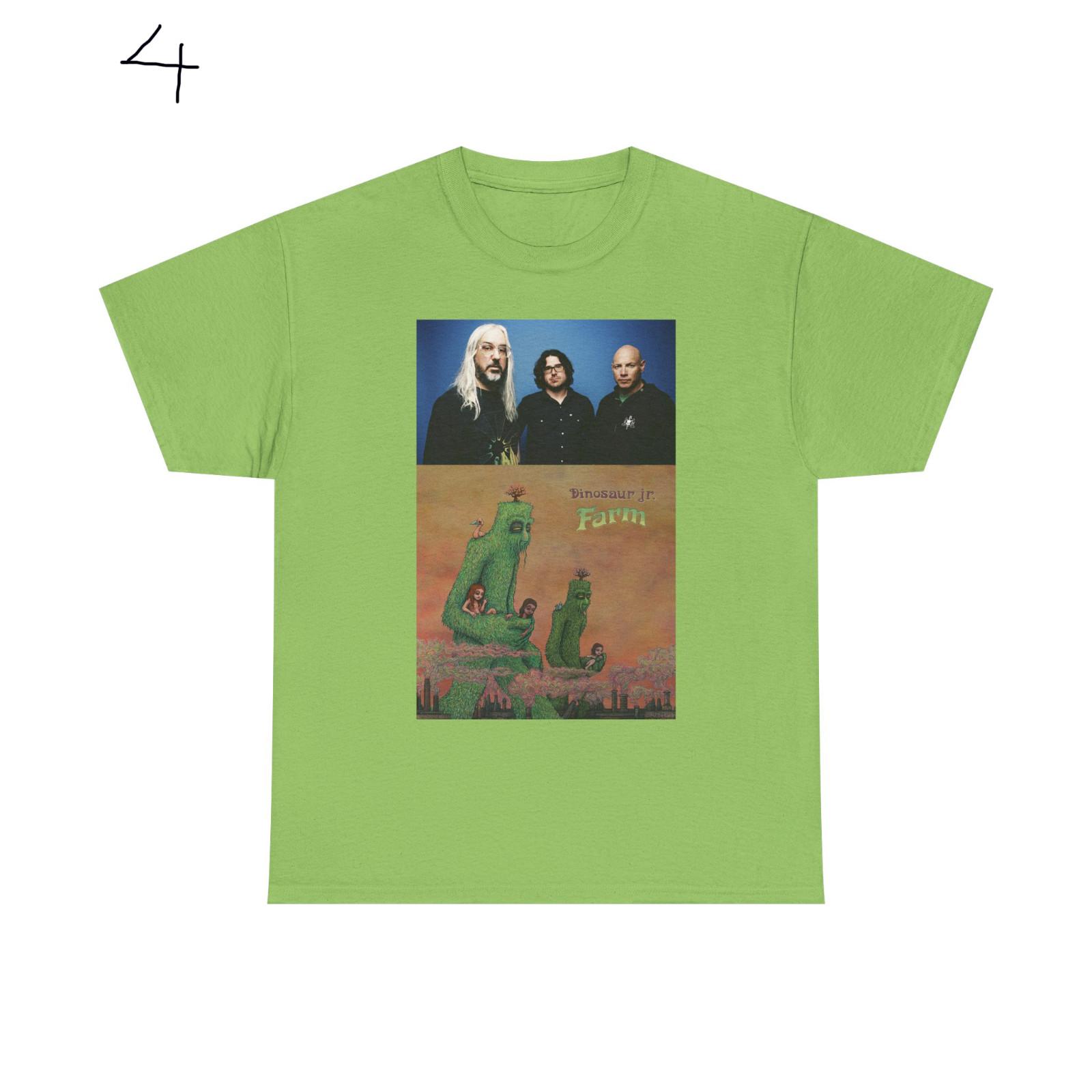 Dinosaur Jr. - Farm Album Rock Band, Green Unisex T-shirt Size S-5XL XL