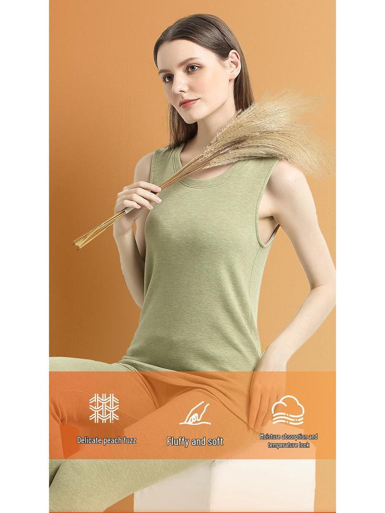 Meya Bi Cashmere Autumn/Winter Fleece-Lined Warm Vest for Couples