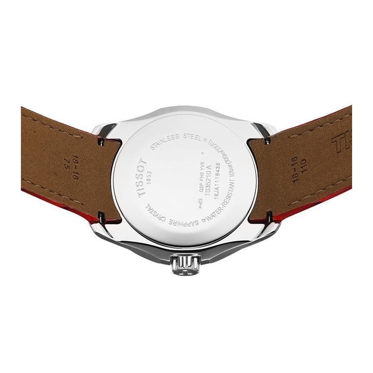 Tissot Kutu Collection Quartz Horloge Dames 32mm Wit Wijzerplaat Roestvrijstalen Kast T035.210.16.011.01