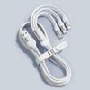 PISEN 3-in-1 6A Fast Charging Silicone Cable with PD